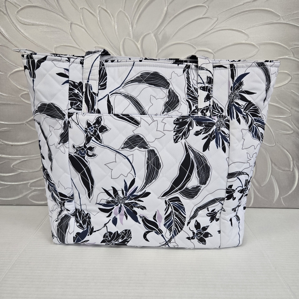 Vera Bradley Vera Tote Bag Twilight Garden - Picture 2 of 15